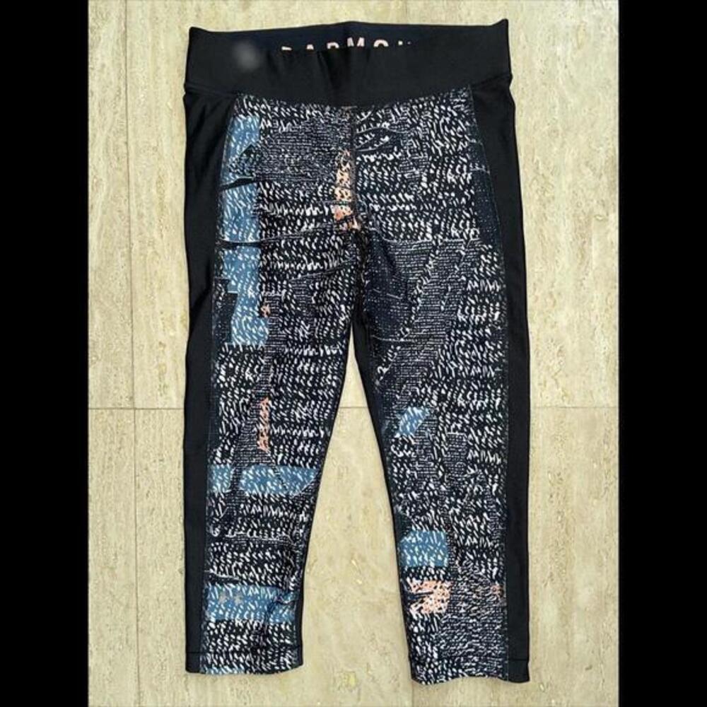 Under Armour Heat Gear Women's Black Pixel Color Leggings Compression Medium